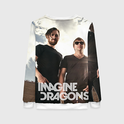 Женский свитшот Imagine Dragons / 3D-Белый – фото 2