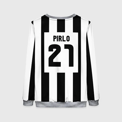 Женский свитшот Juventus: Pirlo / 3D-Меланж – фото 2