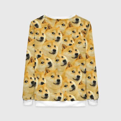 Женский свитшот Doge / 3D-Белый – фото 2