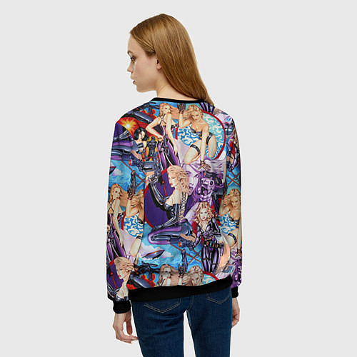 Женский свитшот Как у Мэтт Тейлора с девушками / 3D-Черный – фото 4