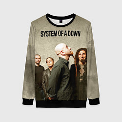 Свитшот женский System of a Down, цвет: 3D-черный