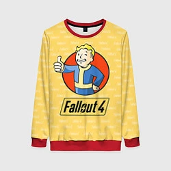 Свитшот женский Fallout 4: Pip-Boy, цвет: 3D-красный