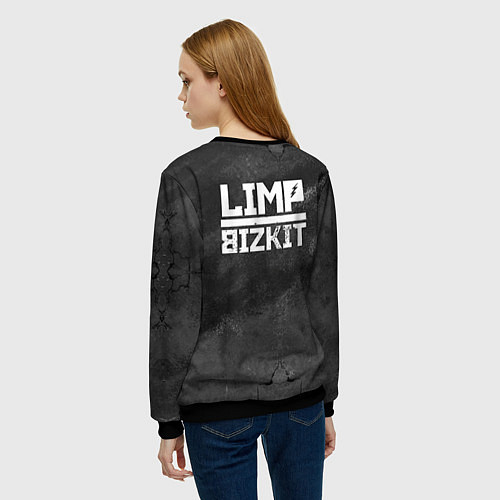 Женский свитшот Limp Bizkit: Rock in to you / 3D-Черный – фото 4