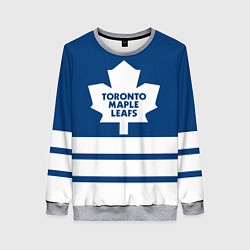 Свитшот женский Toronto Maple Leafs, цвет: 3D-меланж