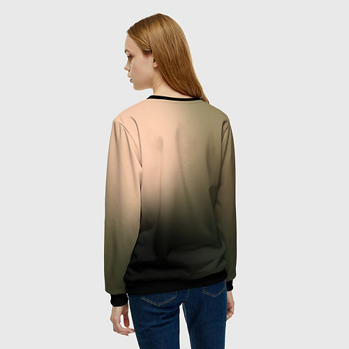 Женский свитшот Иосиф Сталин / 3D-Черный – фото 4