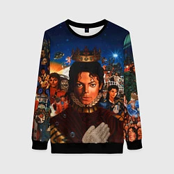 Женский свитшот Michael Jackson: Pop King
