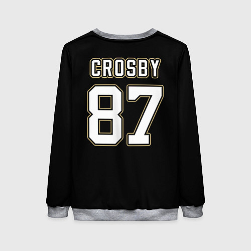 Женский свитшот Pittsburgh Penguins: Crosby / 3D-Меланж – фото 2