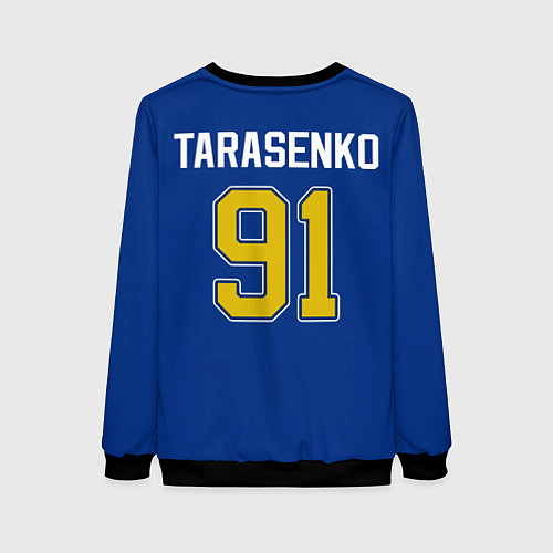 Женский свитшот St Louis Blues: Tarasenko 91 / 3D-Черный – фото 2