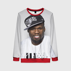 Свитшот женский 50 cent, цвет: 3D-красный