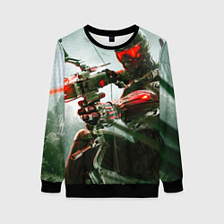 Свитшот женский Сrysis, цвет: 3D-черный