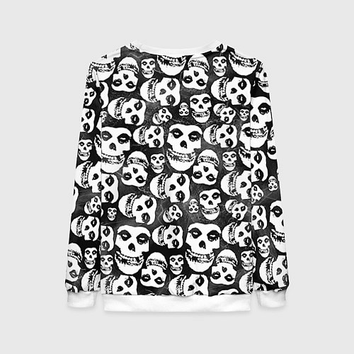 Женский свитшот Misfits Pattern / 3D-Белый – фото 2