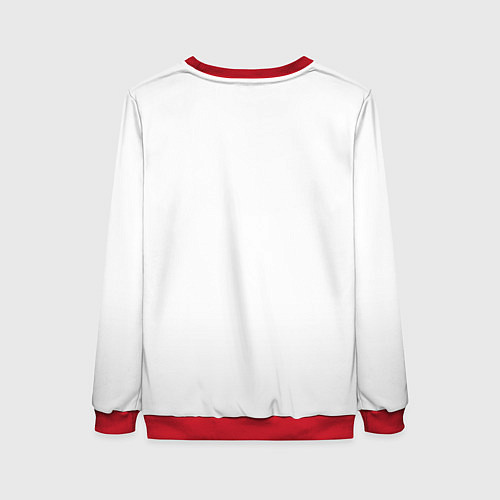 Женский свитшот Стоящая спиной / 3D-Красный – фото 2