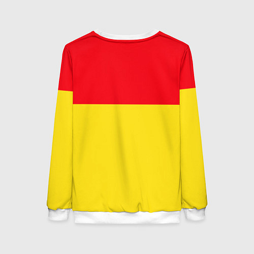 Женский свитшот Сборная Испании: Евро 2016 / 3D-Белый – фото 2