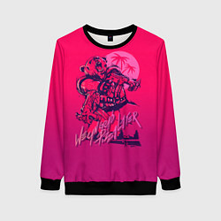 Свитшот женский We grab pizza later, цвет: 3D-черный