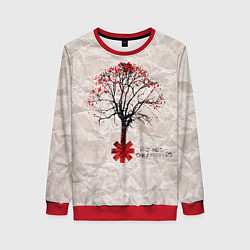Свитшот женский RHCP: Red Tree, цвет: 3D-красный