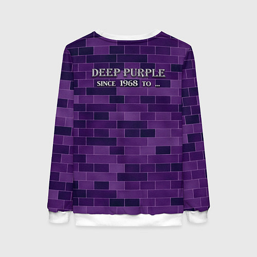 Женский свитшот Deep Purple / 3D-Белый – фото 2
