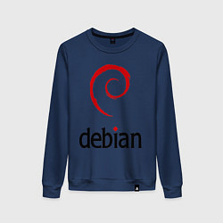 Женский свитшот Debian