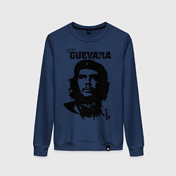 Свитшот хлопковый женский Che Guevara, цвет: тёмно-синий