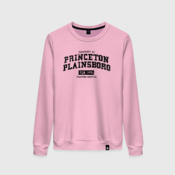 Свитшот хлопковый женский Princeton Plainsboro, цвет: светло-розовый