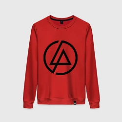 Свитшот хлопковый женский Linkin Park: Sybmol, цвет: красный
