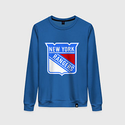 Свитшот хлопковый женский New York Rangers, цвет: синий