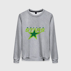 Свитшот хлопковый женский Dallas Stars, цвет: меланж