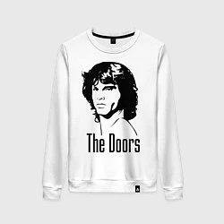 Свитшот хлопковый женский The Doors, цвет: белый