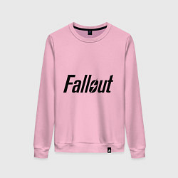 Свитшот хлопковый женский Fallout, цвет: светло-розовый