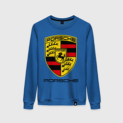 Свитшот хлопковый женский Porsche Stuttgart, цвет: синий