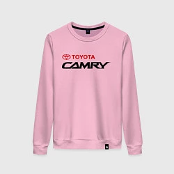 Свитшот хлопковый женский Toyota Camry, цвет: светло-розовый