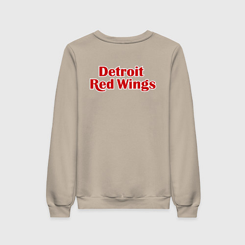 Женский свитшот Detroit Red Wings / Миндальный – фото 2