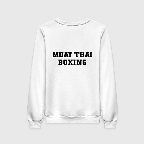 Женский свитшот Muay Thai / Белый – фото 2