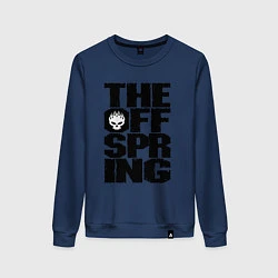 Свитшот хлопковый женский The Offspring, цвет: тёмно-синий