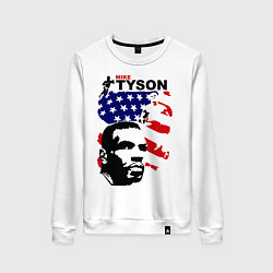 Свитшот хлопковый женский Mike Tyson: USA Boxing, цвет: белый