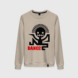 Свитшот хлопковый женский Dance Style, цвет: миндальный