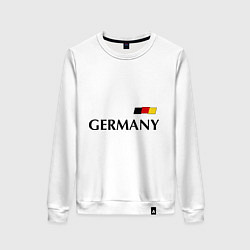 Свитшот хлопковый женский Сборная Германии: 10 номер, цвет: белый