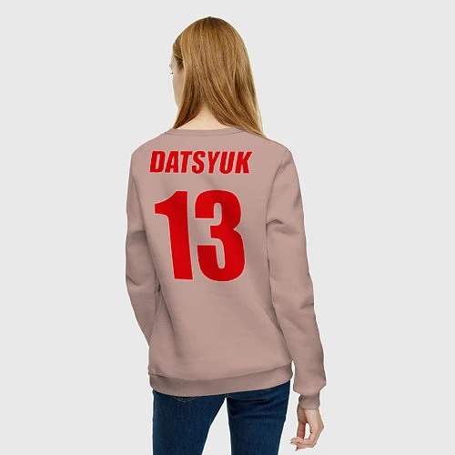 Женский свитшот Detroit Red Wings: Pavel Datsyuk / Пыльно-розовый – фото 4