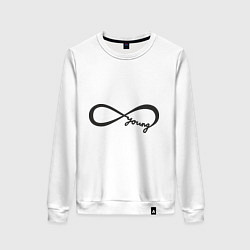 Женский свитшот Вечно молодой