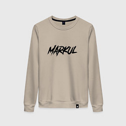 Свитшот хлопковый женский Markul, цвет: миндальный