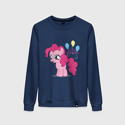 Свитшот хлопковый женский Young Pinkie Pie, цвет: тёмно-синий