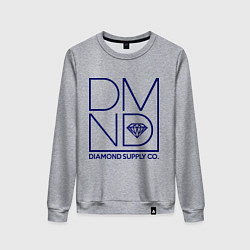 Свитшот хлопковый женский Diamond supply co, цвет: меланж