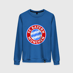 Свитшот хлопковый женский Bayern Munchen FC, цвет: синий