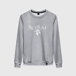 Свитшот хлопковый женский Skyrim, цвет: меланж