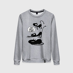 Женский свитшот I'm not a CAT!