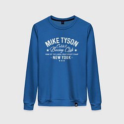 Свитшот хлопковый женский Mike Tyson: Boxing Club, цвет: синий