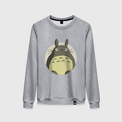 Женский свитшот Тоторо удивленный