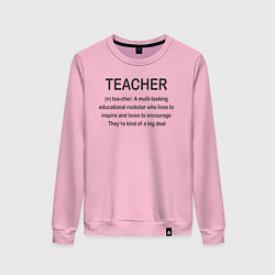 Женский свитшот Teacher