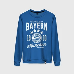 Свитшот хлопковый женский Bayern Munchen 1900, цвет: синий