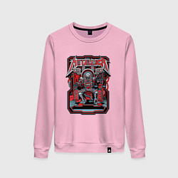 Женский свитшот Metallica: Robot Style