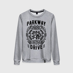 Свитшот хлопковый женский Parkway Drive: Australia, цвет: меланж